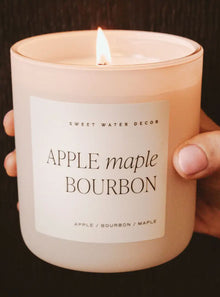  Sweet Water Decor Apple Maple Bourbon 15 oz Candle