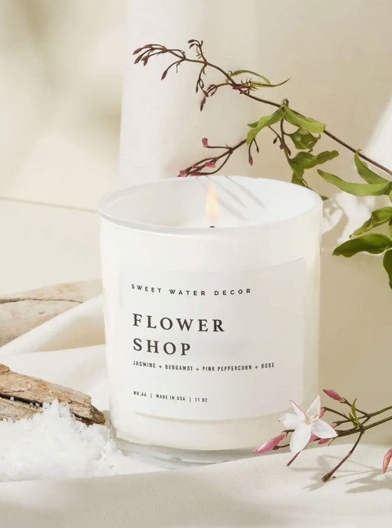 Sweet Water Candle - Flower Shop