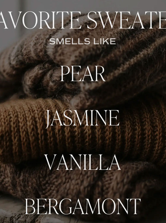 Sweet Water Decor Favorite Sweater 15 oz Candle