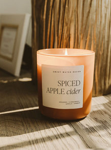  Sweet Water Decor Spiced Apple Cider 15 oz Candle