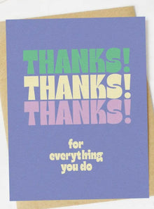  Thanks, Thanks, Thanks For Everything You Do