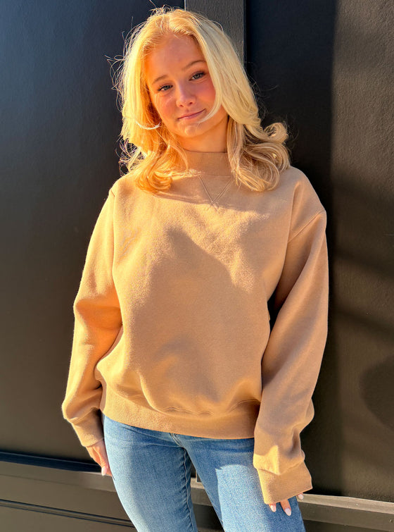 Hot Coco V-Neck Pullover