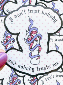  Taylor Swift Trust Nobody Sticker