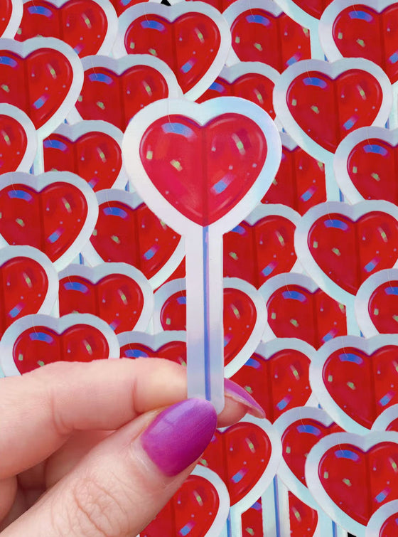 Holographic Lollipop Sticker