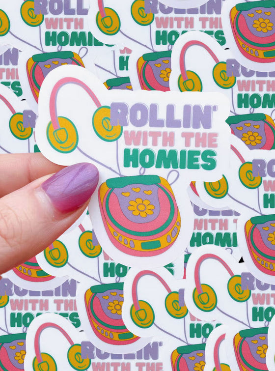 Rollin' With The Homies Sticker