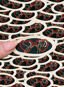  Swiftie Heart Sunglasses Waterproof Sticker