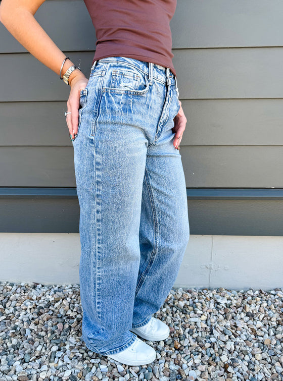 Vervet Clare 90s Wide Leg Jeans in 2 Colors