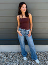 Vervet Clare 90s Wide Leg Jeans in 2 Colors