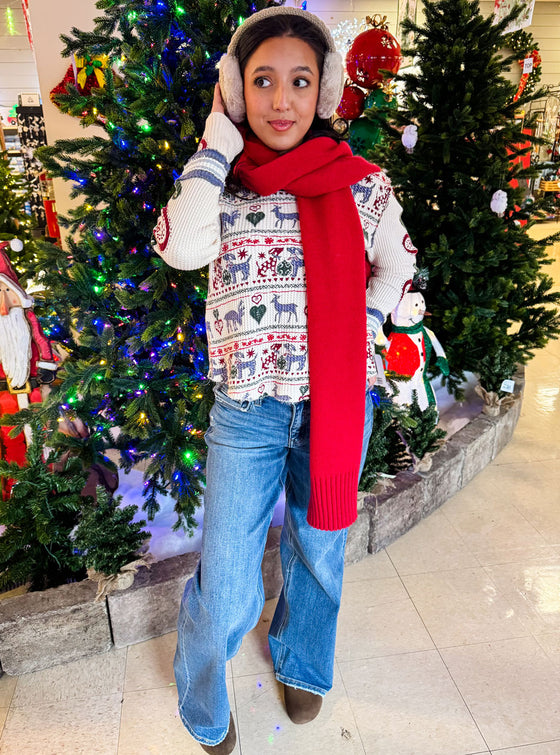 Wrap Me Up Knitted Scarf