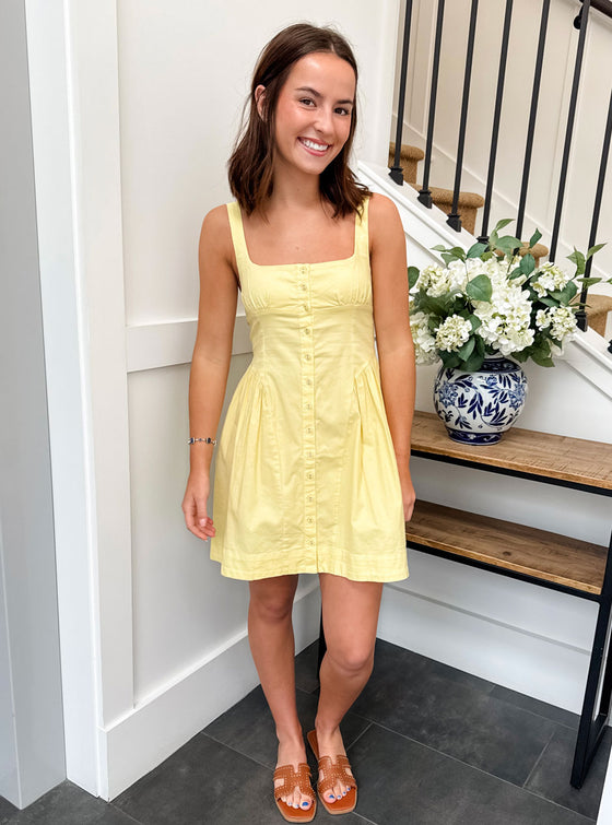 Free People Astrid Oxford Mini Dress