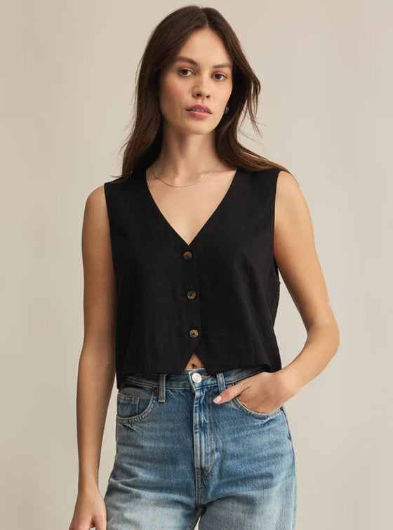Z Supply Marta Linen Vest Top