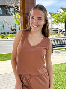  Z Supply Solane V-Neck Top