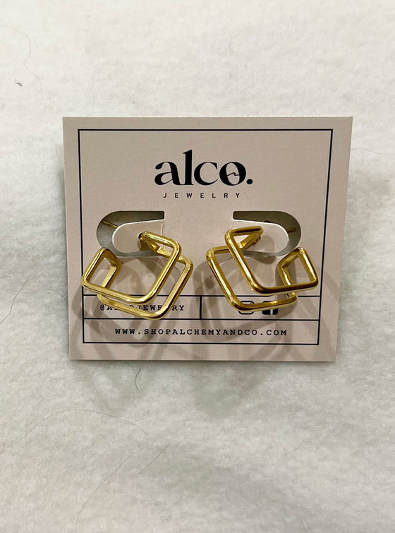 ALCO Heartbreaker Double Hoops