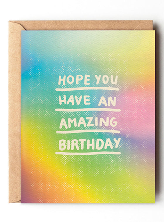 Have An Amazing Birthday Card