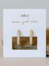 JaxKelly Pave Hoop in 2 Colors