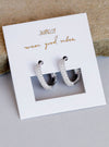 JaxKelly Pave Hoop in 2 Colors