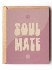  Soul Mate Hippie Love and Friendship Card
