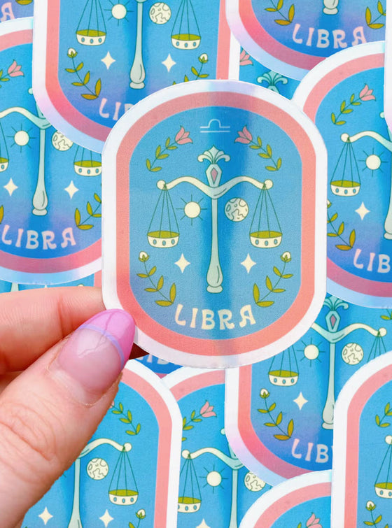 Holographic Zodiac Waterproof Stickers