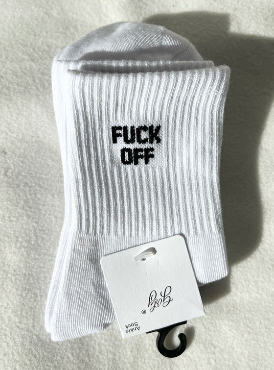 Say What You Mean Crew Socks